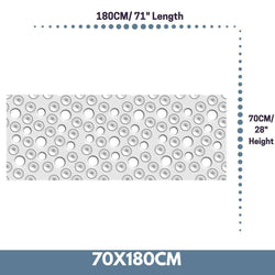 CustomMade Radiator Cover Decorative MOON Design WHITE 70 80 90 100 110 120 130 140 150 160 170 180-White-70x180cm-Distinct Designs (London) Ltd