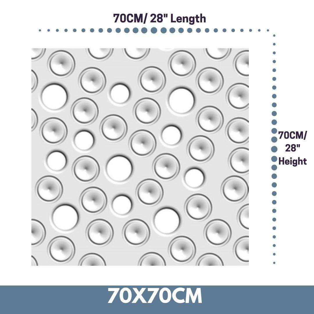 CustomMade Radiator Cover Decorative MOON Design WHITE 70 80 90 100 110 120 130 140 150 160 170 180-White-70x70cm-Distinct Designs (London) Ltd