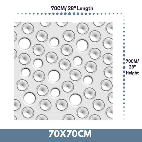 CustomMade Radiator Cover Decorative MOON Design WHITE 70 80 90 100 110 120 130 140 150 160 170 180-White-70x70cm-Distinct Designs (London) Ltd