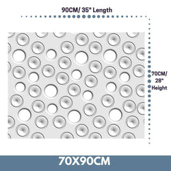 CustomMade Radiator Cover Decorative MOON Design WHITE 70 80 90 100 110 120 130 140 150 160 170 180-White-70x90cm-Distinct Designs (London) Ltd