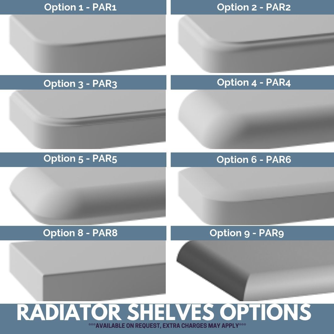SALE Made to Measure Radiator Top Shelf windowsill White 18 or 28mm Floating Shelves-Distinct Designs (London) Ltd