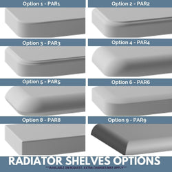 SALE Made to Measure Radiator Top Shelf windowsill White 18 or 28mm Floating Shelves-Distinct Designs (London) Ltd