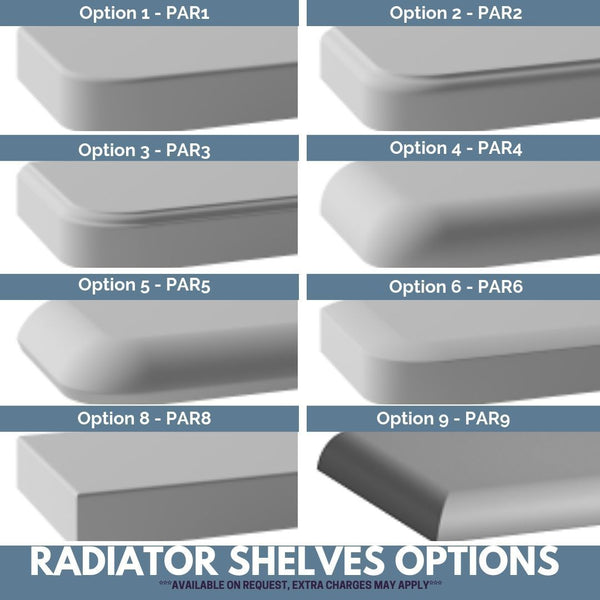 SALE Made to Measure Radiator Top Shelf windowsill White 18 or 28mm Floating Shelves-Distinct Designs (London) Ltd