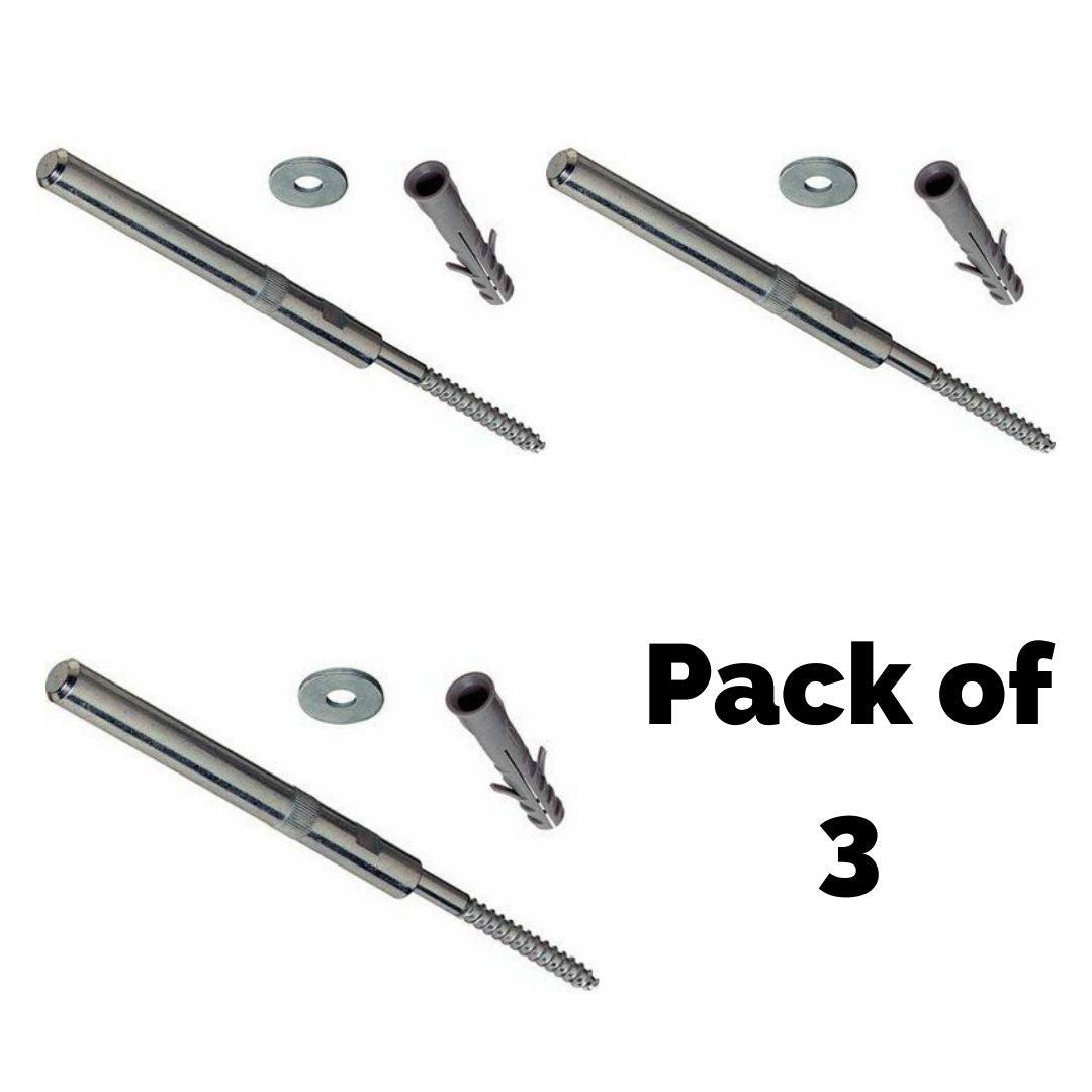 Radiator top shelf brackets concealed floating fixings suitable for 2.8cm thick shelves-3 x Floating Bolts-Distinct Designs (London) Ltd