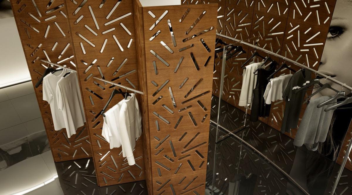 Modern Custom Made Radiator Heater Cover with Trendy STICKS Design in Oak Wood Finish-Distinct Designs (London) Ltd