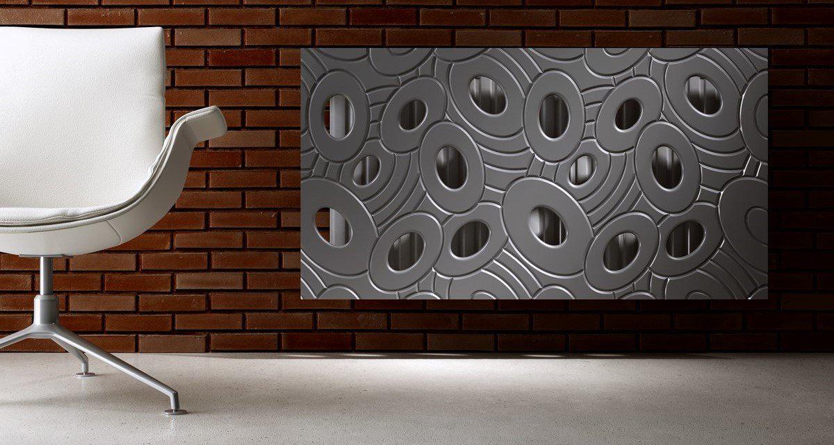 Sophisticated Removable Radiator Heater Cover with bold GALAXY Design in Satin MATT Finish & Colours-Distinct Designs (London) Ltd