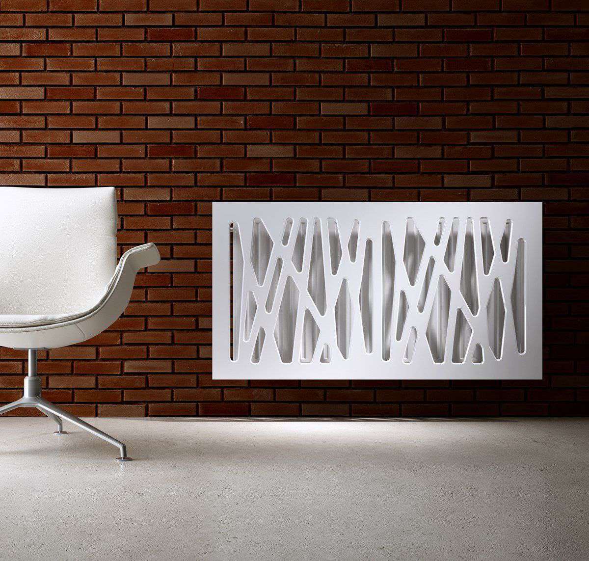 Stylish Radiator Heater Cover with Unusual with GEO Design HIGH GLOSS Finish-Distinct Designs (London) Ltd
