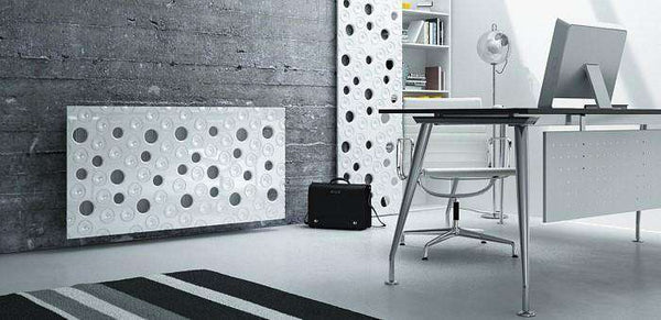 CustomMade Radiator Cover Decorative MOON Design WHITE 70 80 90 100 110 120 130 140 150 160 170 180-Distinct Designs (London) Ltd