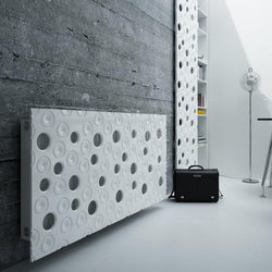 Custom-Made Removable Radiator Heater Cover ultramodern MOON Design in SATIN MATT Finish & Colours-Distinct Designs (London) Ltd