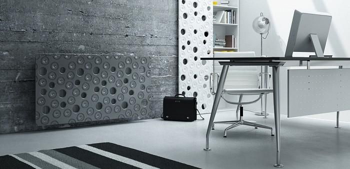 Custom-Made Removable Radiator Heater Cover ultramodern MOON Design in SATIN MATT Finish & Colours-Distinct Designs (London) Ltd