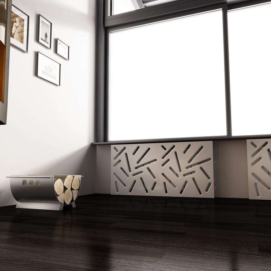 Modern Radiator Heater Cover with STICKS Design GLOSS Finish-Distinct Designs (London) Ltd