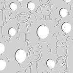 Children Design Radiator Cabinet Heater Cover with Trendy BALLOONS for Kids Bedroom Playroom Nursery-Distinct Designs (London) Ltd