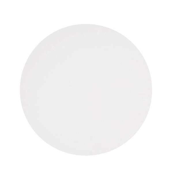 Distinct Designs Classic Mid-Century Design Dining Office White Round 90cm Diameter Dining Table with Wooden Legs-Distinct Designs (London) Ltd