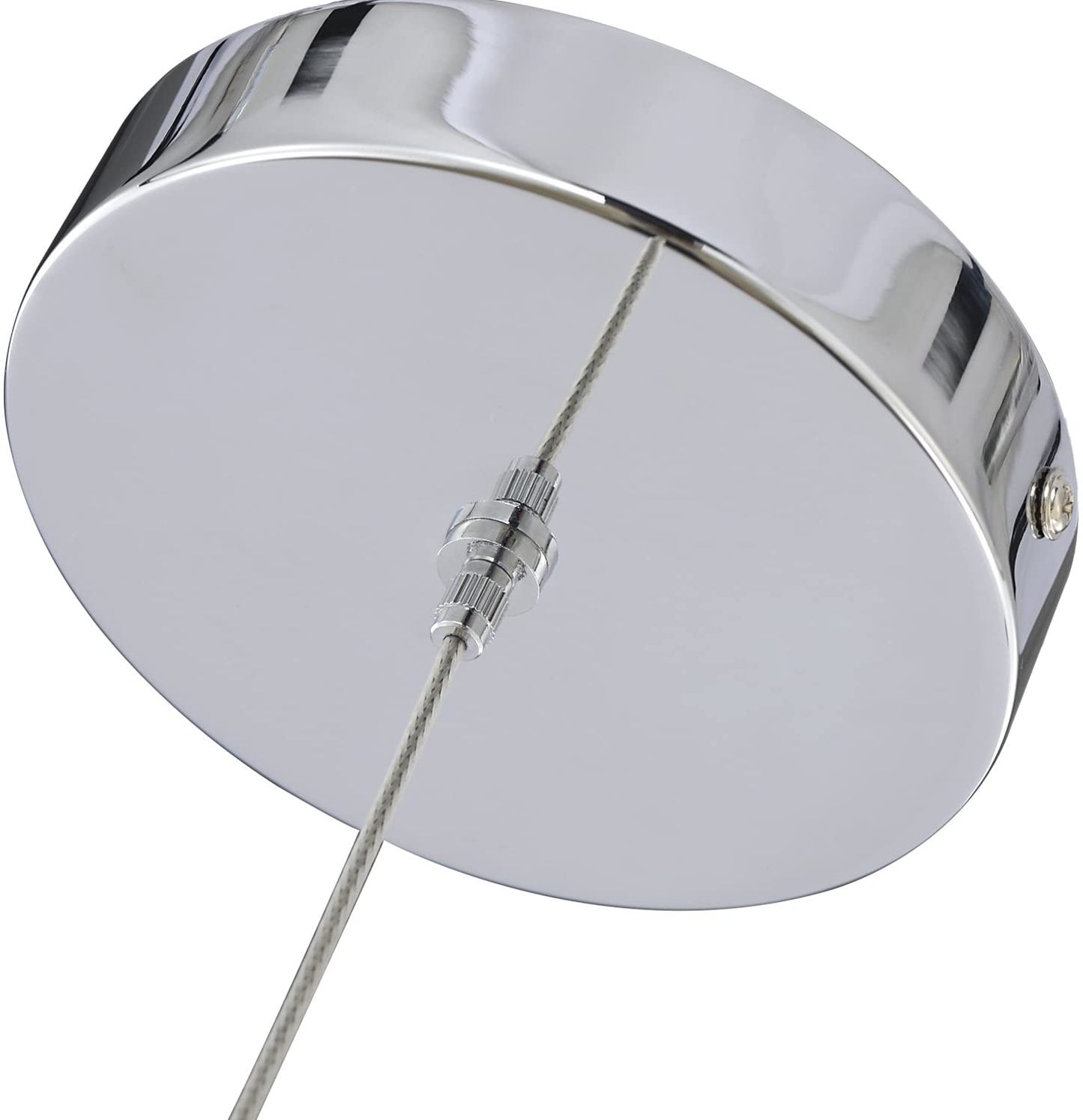 Modern Crystal Cylinder Glass Pendant LED Light Hanglamp with champagne bubbles frozen in ice Styling-Distinct Designs (London) Ltd