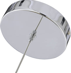 Modern Crystal Cylinder Glass Pendant LED Light Hanglamp with champagne bubbles frozen in ice Styling-Distinct Designs (London) Ltd