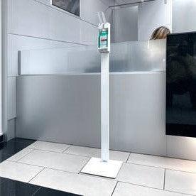 Infection Control Hand Sanitiser Dispenser Floor Standing Unit Hands Free Dispensing Station-Floor Standing-Distinct Designs (London) Ltd