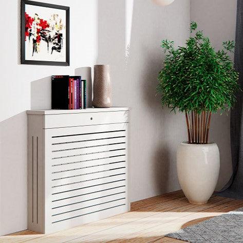 Modern Floating Radiator Heater Cover GEOMETRIC LINE Cabinet Design with wooden drawers Ref RCGE242D-75cm-40cm-Distinct Designs (London) Ltd