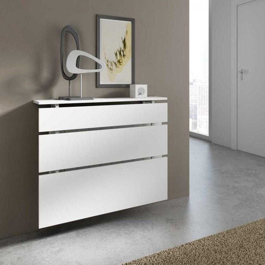 Modern Floating Radiator Heater Cover MINIMAL LINES Cabinet Design 40-180cm Long Ref RCMN251-Distinct Designs (London) Ltd