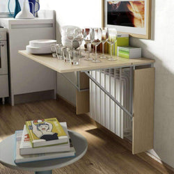 Custom Made Folding TABLE Radiator Cover Multi-functional Space Saving Design 40cm to 130cm Long-Distinct Designs (London) Ltd