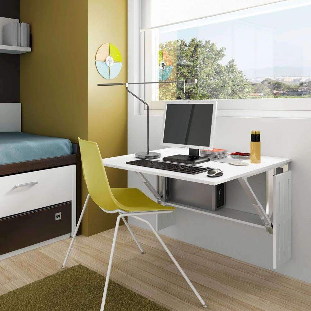 Custom Made Folding TABLE Radiator Cover Multi-functional Cabinet Space Saving Design in Oak Wood-Distinct Designs (London) Ltd