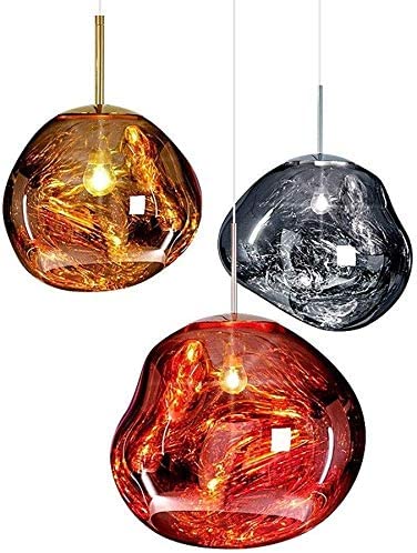Postmodern Crystal Glass Chandelier Pendant LED Light in Irregular Melt Design-Distinct Designs (London) Ltd