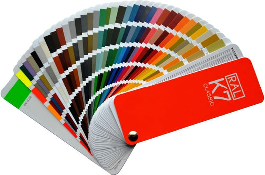 RAL Classic K7 Colour Chart Pallet Icons Fan Deck Swatches with reference numbers-Distinct Designs (London) Ltd