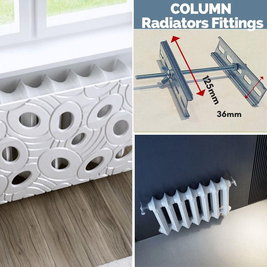 Alternative Radiator Cover Fittings Column RollRound Top Radiator Bathroom Towel Rail & others-Column-Distinct Designs (London) Ltd