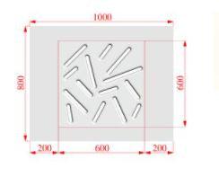 Modern Removable Radiator Cover Subtle STICKS WHITE 70 80 90 100 110 120 130 140 150 160 170 & 180cm-Distinct Designs (London) Ltd