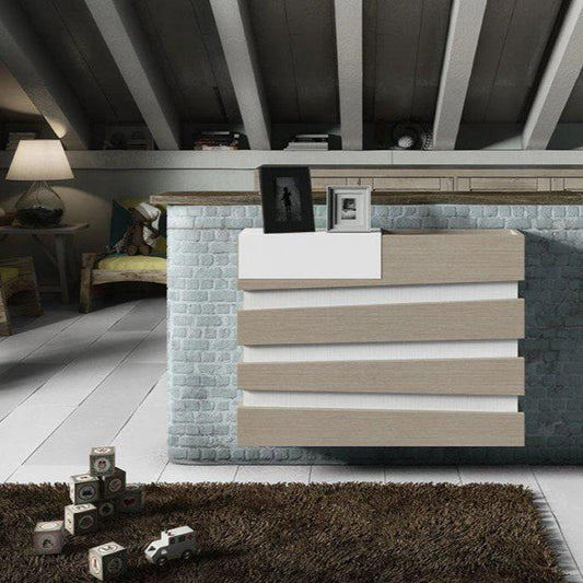 Modern Floating Radiator Heater Cover NORDIC INSET design Top Tray Sliding Metal Shelf Ref RCNR234-Distinct Designs (London) Ltd