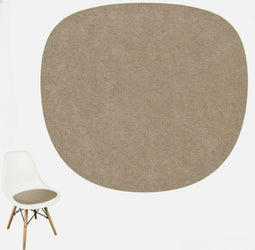 Classic Mid-Century Design Seat Cushion for Dining Office Chair in 4 or 8mm Eco Felt Pad