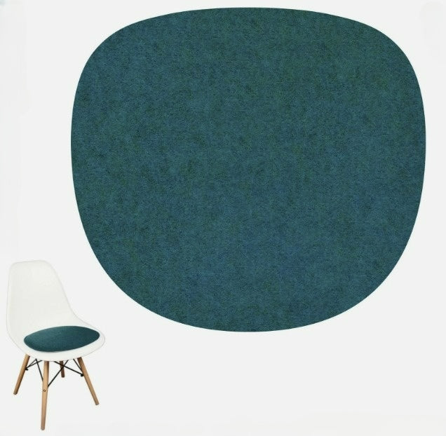Classic Mid-Century Design Seat Cushion for Dining Office Chair in 4 or 8mm Eco Felt Pad