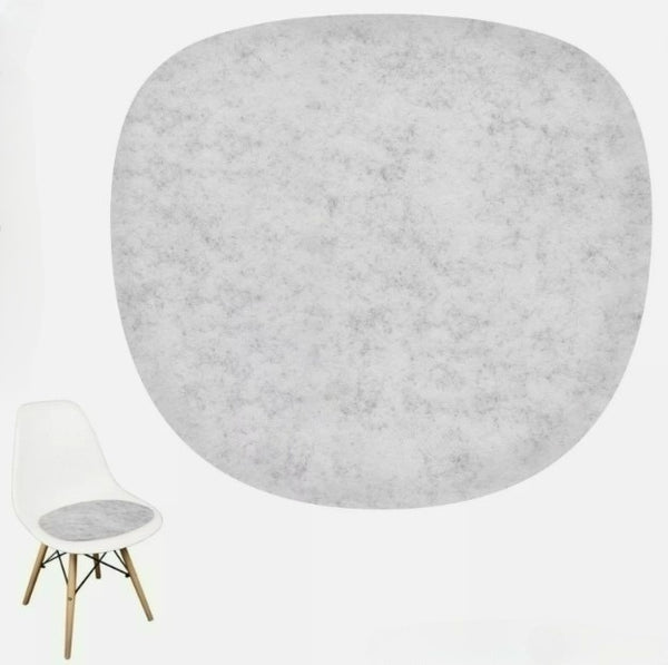 Classic Mid-Century Design Seat Cushion for Dining Office Chair in 4 or 8mm Eco Felt Pad
