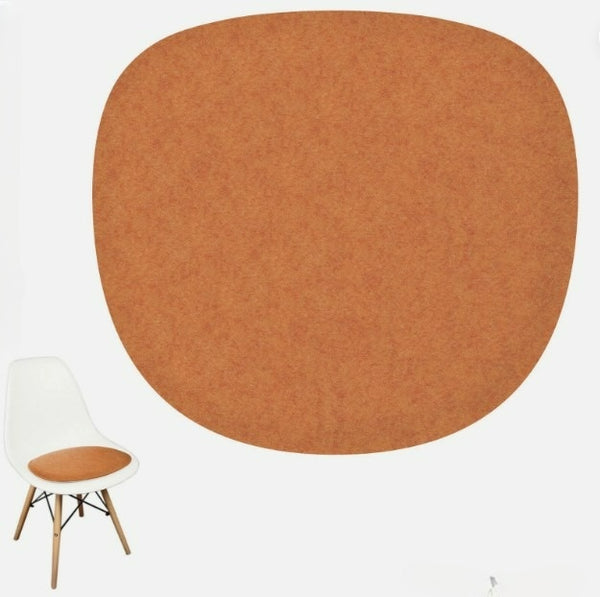 Classic Mid-Century Design Seat Cushion for Dining Office Chair in 4 or 8mm Eco Felt Pad