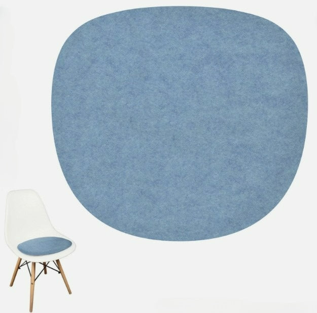 Classic Mid-Century Design Seat Cushion for Dining Office Chair in 4 or 8mm Eco Felt Pad