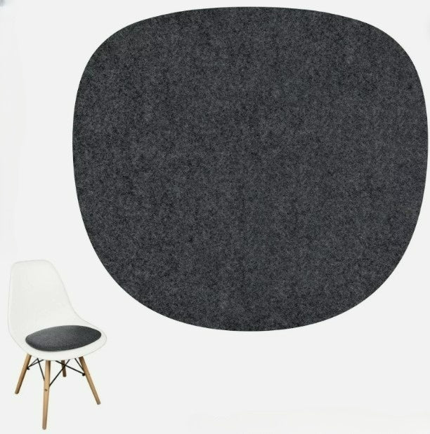 Classic Mid-Century Design Seat Cushion for Dining Office Chair in 4 or 8mm Eco Felt Pad