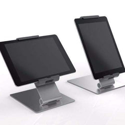 Premium Quality Aluminium Desk Tabletop Stand with Adjustable 360° Rotatable Tablet Holder for 7-13"-Distinct Designs (London) Ltd