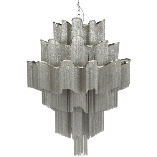 Blakemore Lux Chandelier 15 Light Waterfall Hanging Pendant Ceiling Lamp Fixture TRENTA 140cm drop-TRENTA 140H x 80 Dia-Distinct Designs (London) Ltd