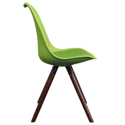 Distinct Designs Classic Mid-Century Design Dining Office Chair in durable Lime Green PP Plastic-Distinct Designs (London) Ltd