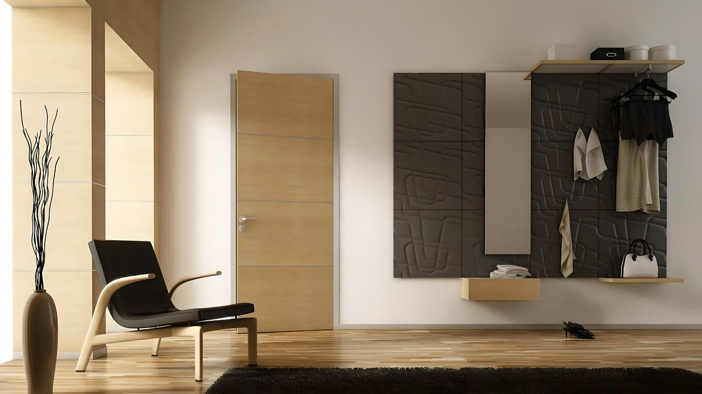 Decorative 3D Textured Feature Wall Panels with Contemporary Intriguing MAZE Design-Distinct Designs (London) Ltd
