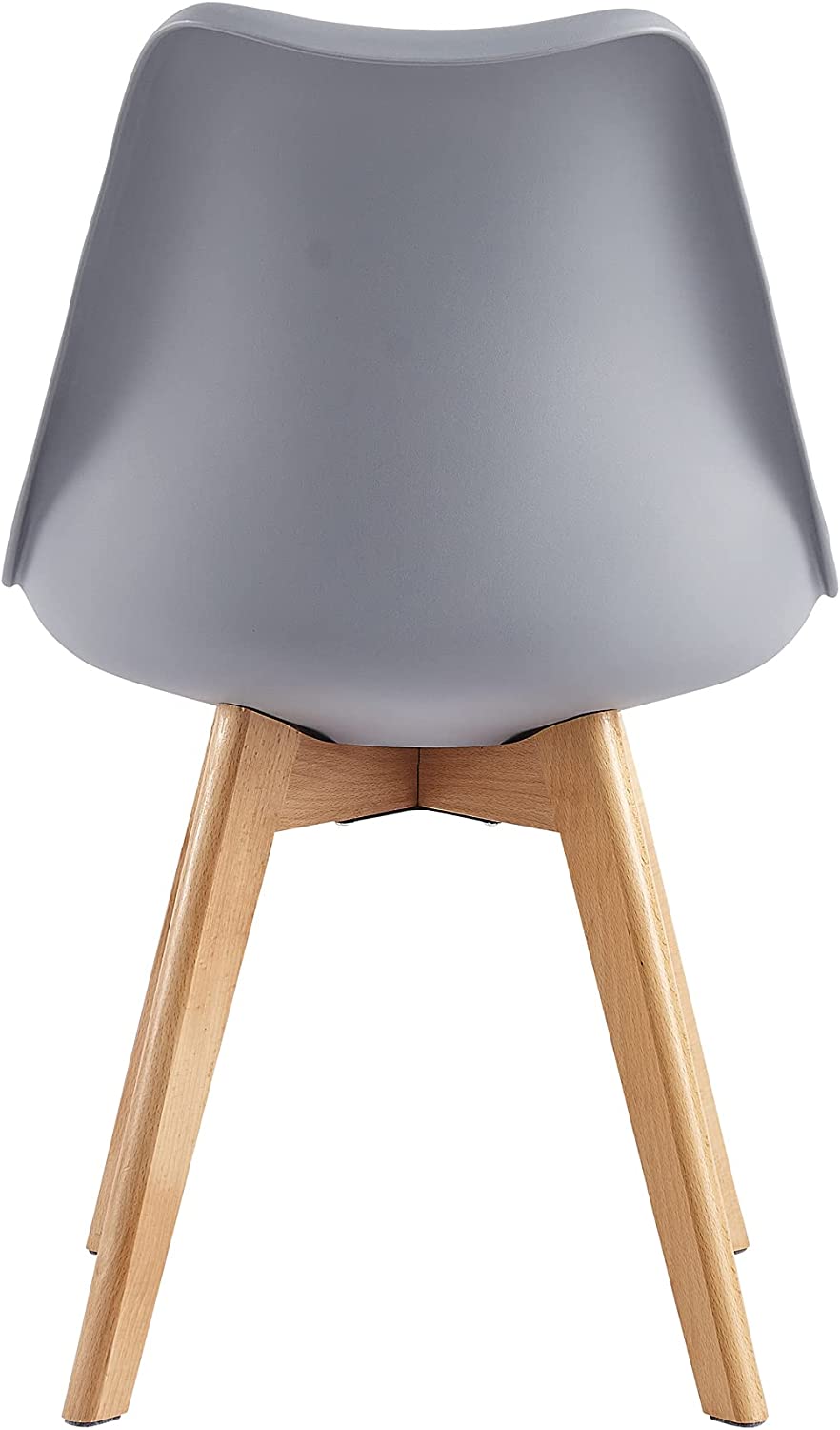 Distinct Designs Classic Mid-Century Design Dining Office Chair in durable Gray PP Plastic-Distinct Designs (London) Ltd