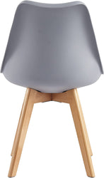 Distinct Designs Classic Mid-Century Design Dining Office Chair in durable Gray PP Plastic-Distinct Designs (London) Ltd