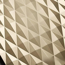 Decorative 3D Textured Feature Wall Panels in Gold Finish with DIMOND Design Continuous Pattern-Gold-4 x 60x60cm / 23x23"-Distinct Designs (London) Ltd