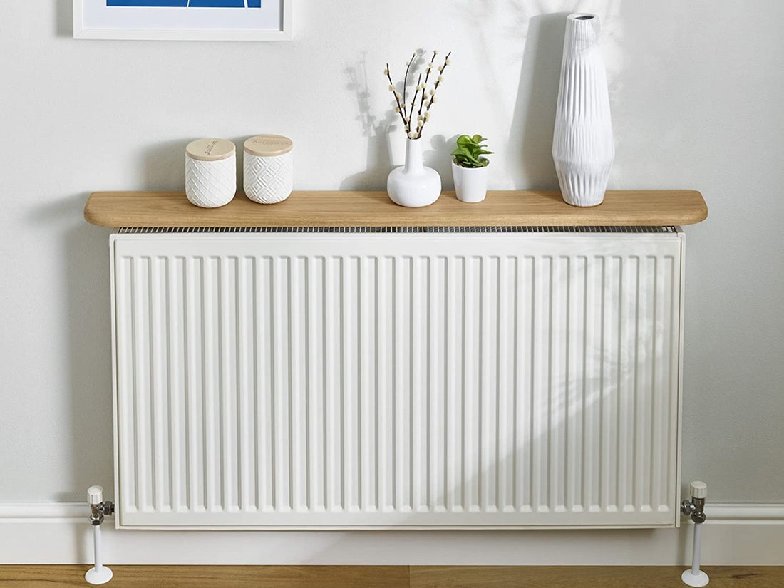 Easy Fit Radiator Shelf Brackets Drill Free Installation White Coated ...