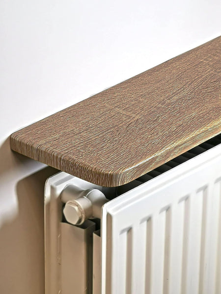 Light Oak Radiator Shelf 90x15x1.8cms laminated with fixings included-Distinct Designs (London) Ltd