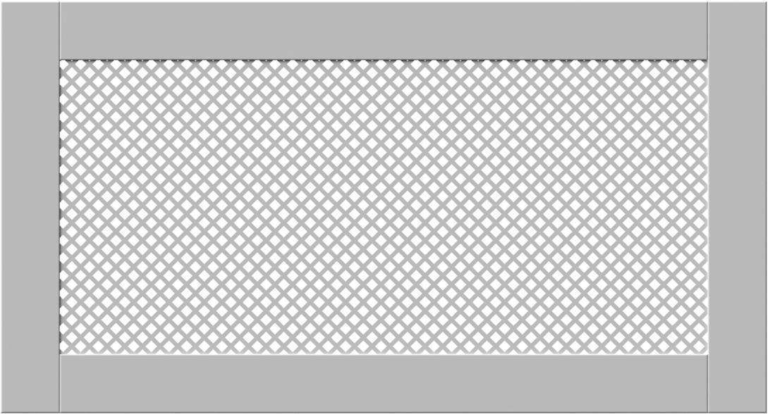 Classic White Floating Radiator Heater Covers with Elegant DIAMOND decorative grille screen panel-70x130cm-Distinct Designs (London) Ltd
