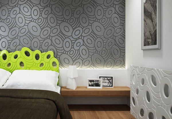 Decorative 3D Textured Feature Wall Panels with Sophisticated Elliptical GALAXY Design-Distinct Designs (London) Ltd