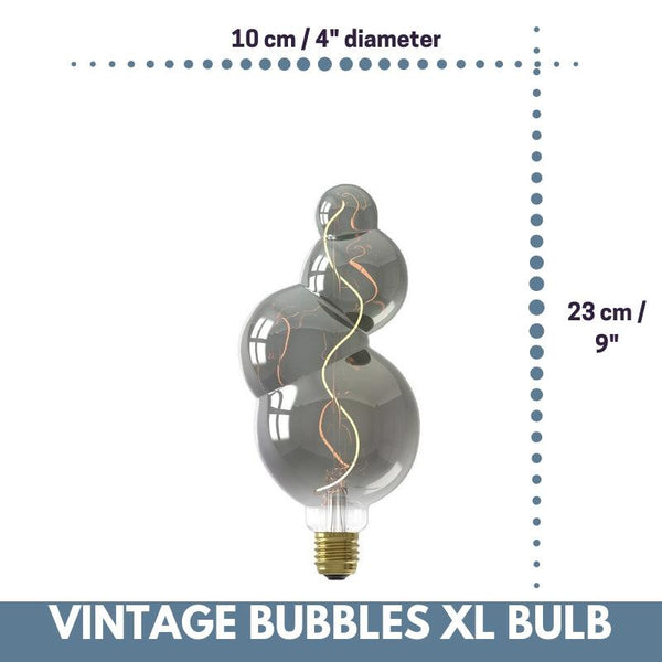 Decorative Vintage Oversized BUBBLE LED Bulb for Display Table Desk Pendant Light Fixtures-Distinct Designs (London) Ltd
