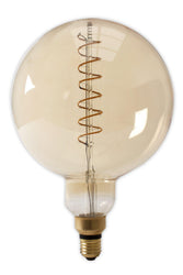 Vintage Oversized GLOBE LED Bulb for Display Table Desk Pendant Light Fixtures-XL-Gold-Distinct Designs (London) Ltd