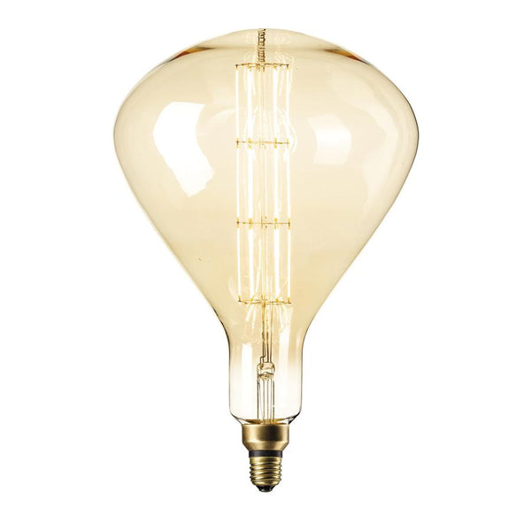 Vintage Oversized TEARDROP LED Bulb for Display Table Desk Pendant Light Fixtures-XXL-Gold-Distinct Designs (London) Ltd
