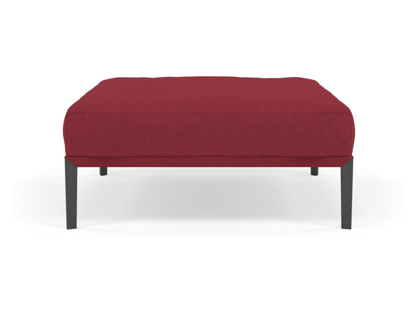 Modern Pouffe Footstools Ottomans Square Seat 103x103cm in Rasberry Red FAbric-Distinct Designs (London) Ltd